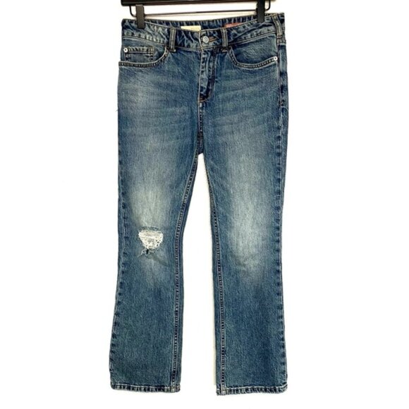 Pilcro Mid Rise Straight Leg Jeans - Picture 1 of 10